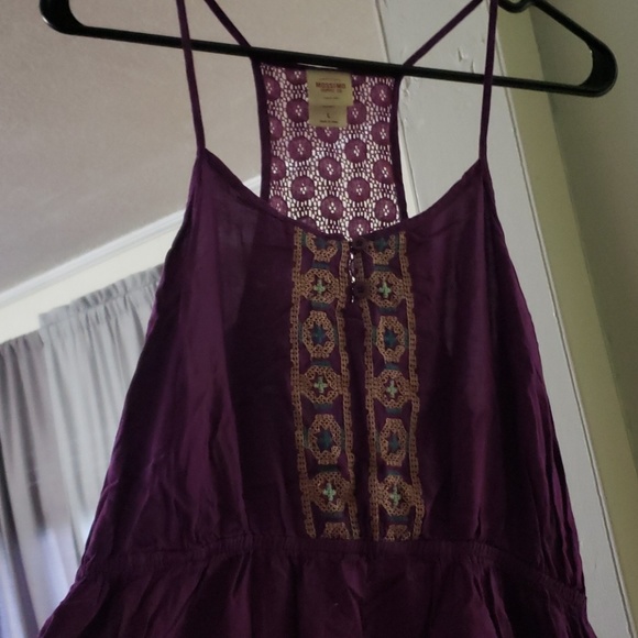 Purple thin summer dress - Picture 1 of 2